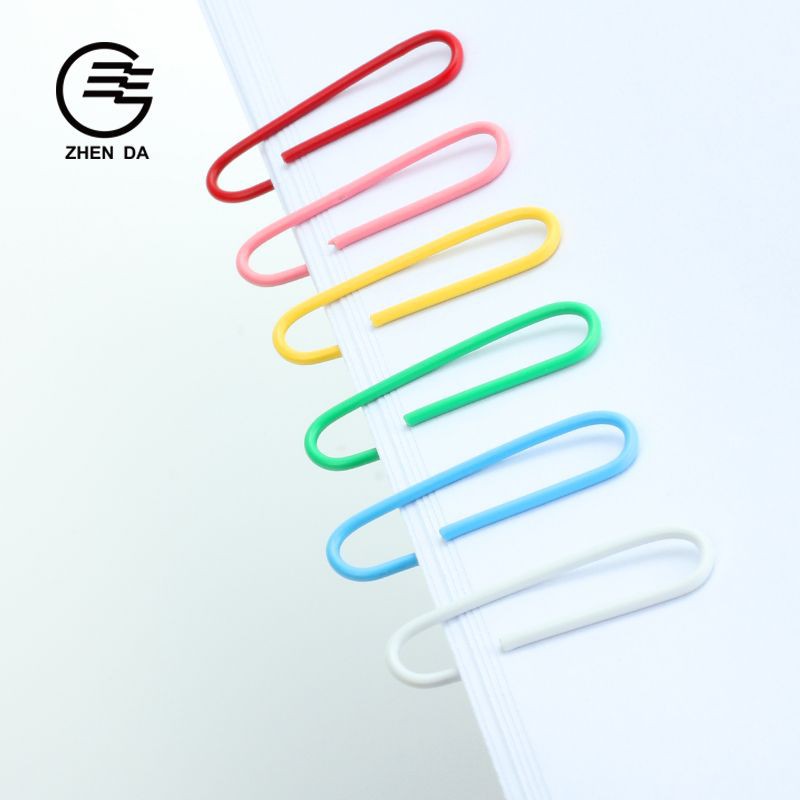 Color Vinyl Coated Paper Clip